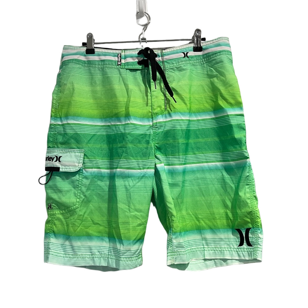 Hurley Men's Vibrant Green Board Shorts size 33